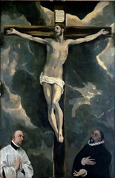 La Crucifixión con dos donantes, c. 1580